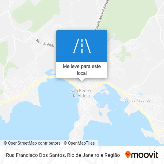 Rua Francisco Dos Santos mapa