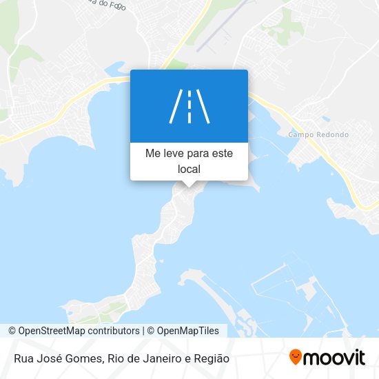 Rua José Gomes mapa