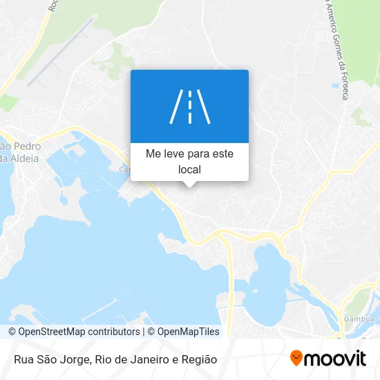 Rua São Jorge mapa