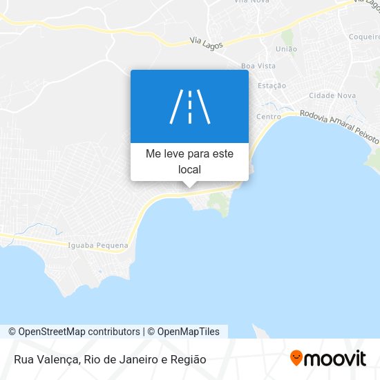 Rua Valença mapa