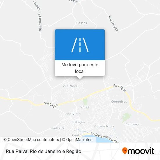 Rua Paiva mapa