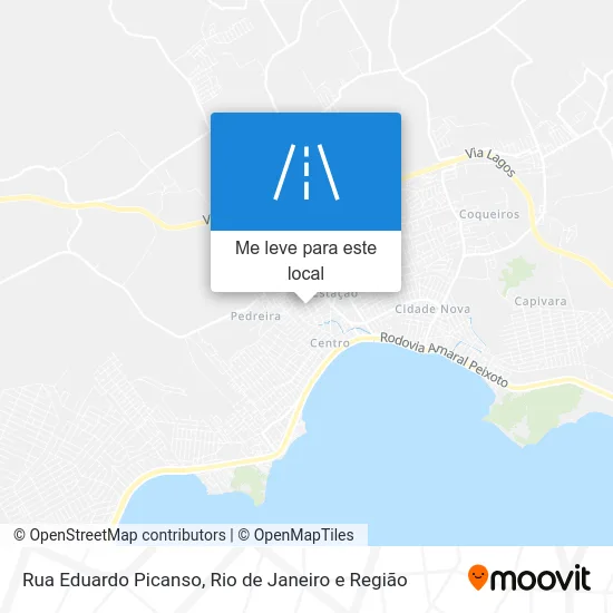 Rua Eduardo Picanso mapa