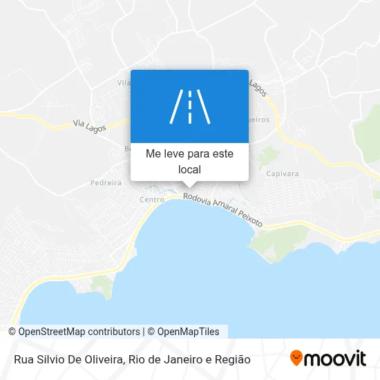 Rua Silvio De Oliveira mapa