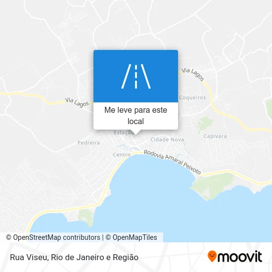 Rua Viseu mapa
