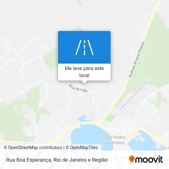 Rua Boa Esperança mapa