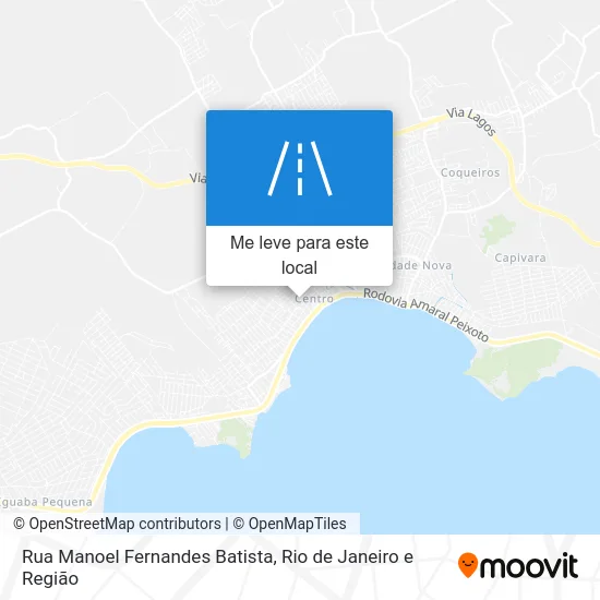 Rua Manoel Fernandes Batista mapa