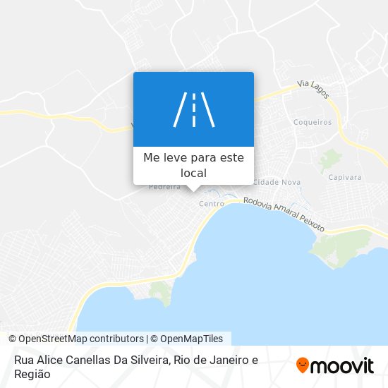 Rua Alice Canellas Da Silveira mapa