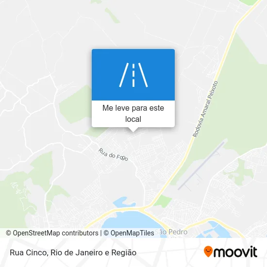 Rua Cinco mapa