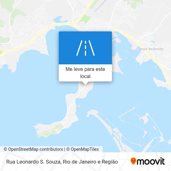 Rua Leonardo S. Souza mapa
