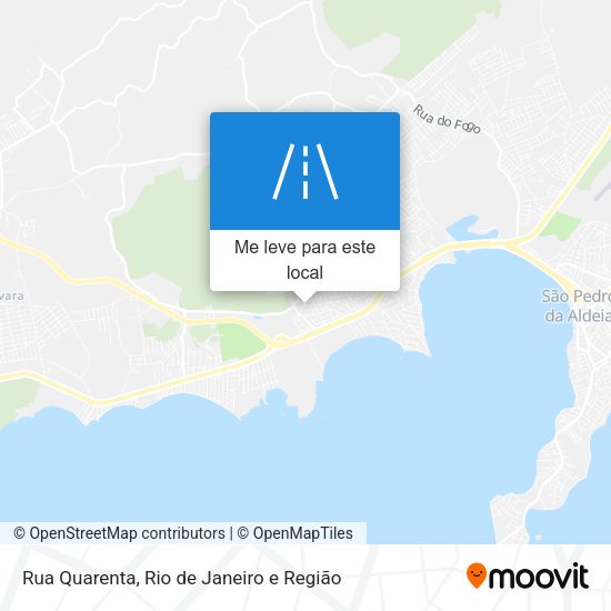 Rua Quarenta mapa