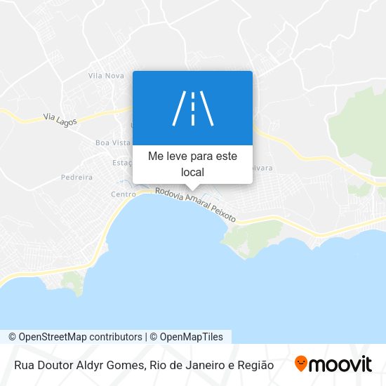 Rua Doutor Aldyr Gomes mapa