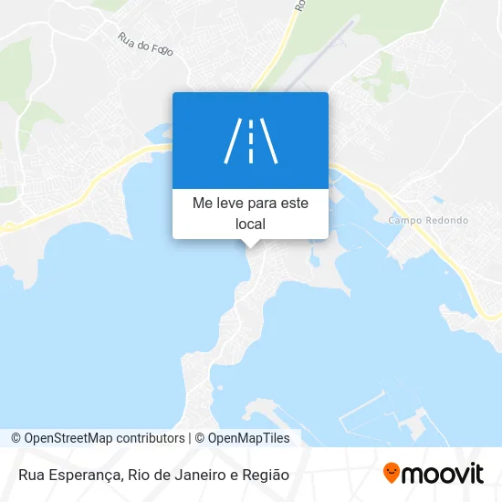 Rua Esperança mapa