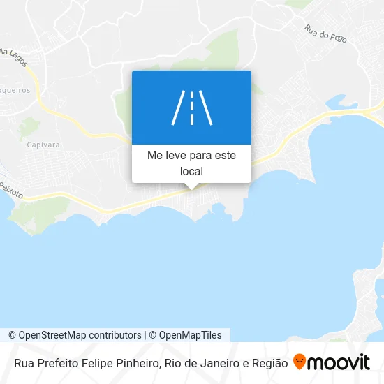 Rua Prefeito Felipe Pinheiro mapa