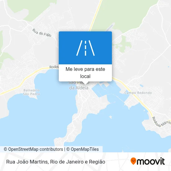Rua João Martins mapa