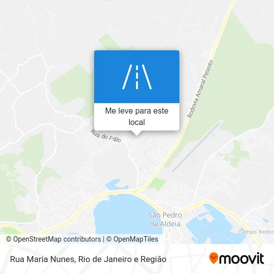Rua Maria Nunes mapa