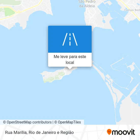 Rua Marília mapa