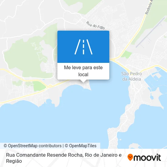 Rua Comandante Resende Rocha mapa