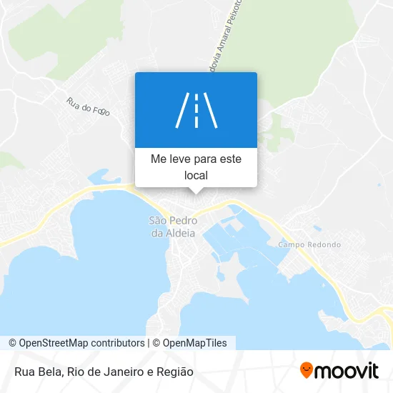 Rua Bela mapa
