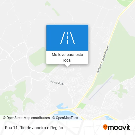 Rua 11 mapa