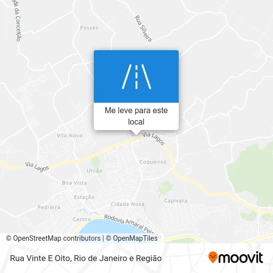 Rua Vinte E Oito mapa