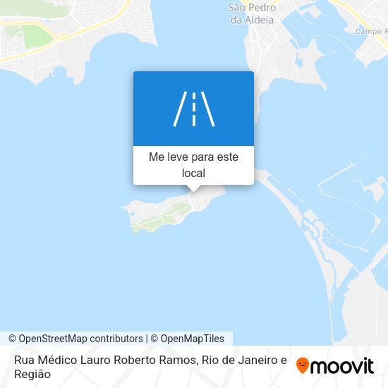 Rua Médico Lauro Roberto Ramos mapa