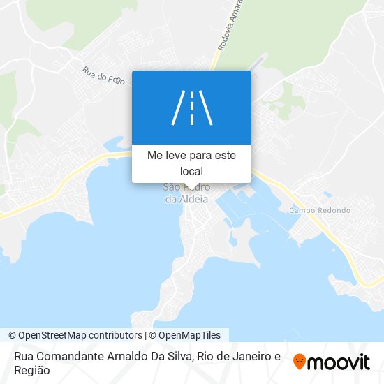 Rua Comandante Arnaldo Da Silva mapa