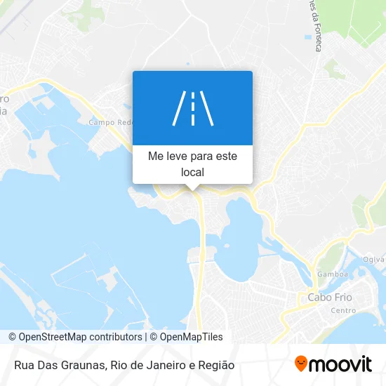 Rua Das Graunas mapa