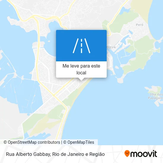Rua Alberto Gabbay mapa