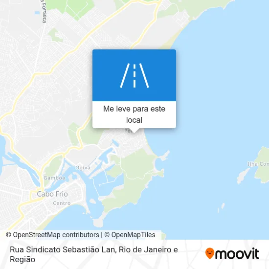 Rua Sindicato Sebastião Lan mapa