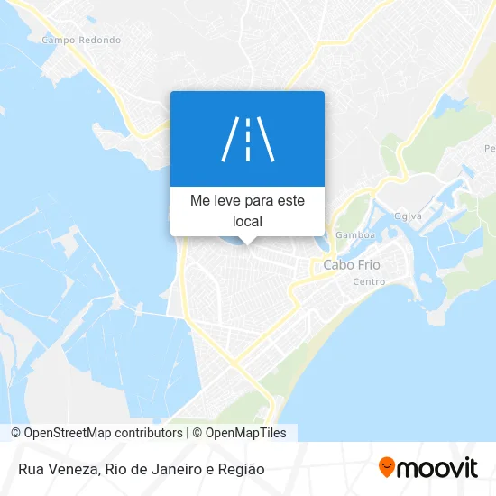 Rua Veneza mapa