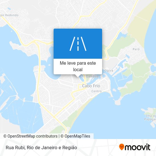 Rua Rubi mapa