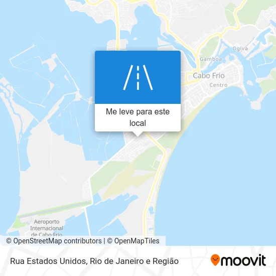 Rua Estados Unidos mapa