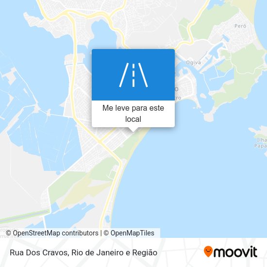 Rua Dos Cravos mapa