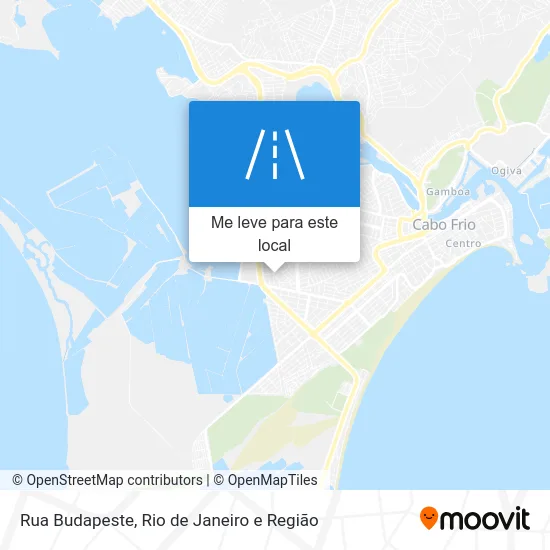 Rua Budapeste mapa