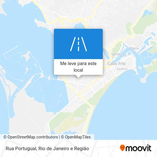 Rua Portugual mapa