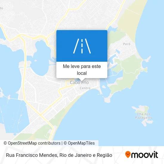 Rua Francisco Mendes mapa