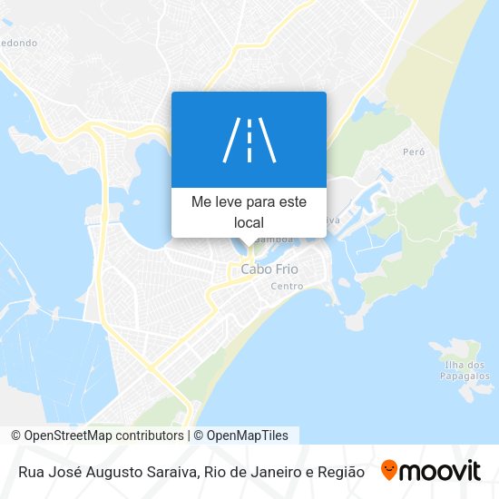 Rua José Augusto Saraiva mapa