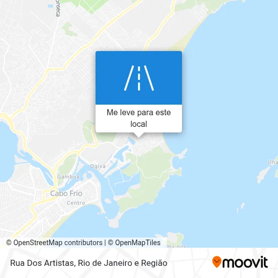 Rua Dos Artistas mapa