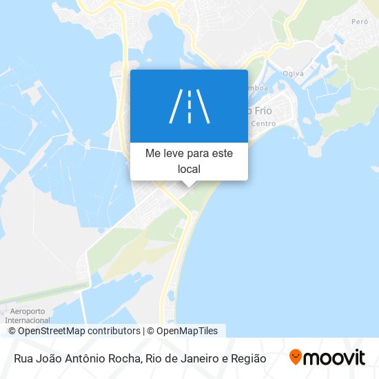 Rua João Antônio Rocha mapa