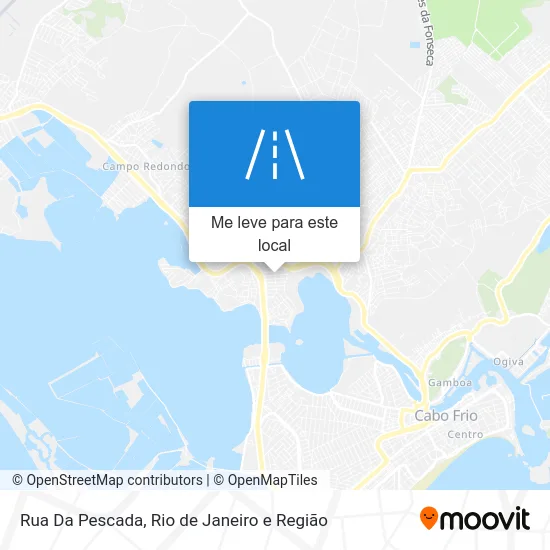 Rua Da Pescada mapa