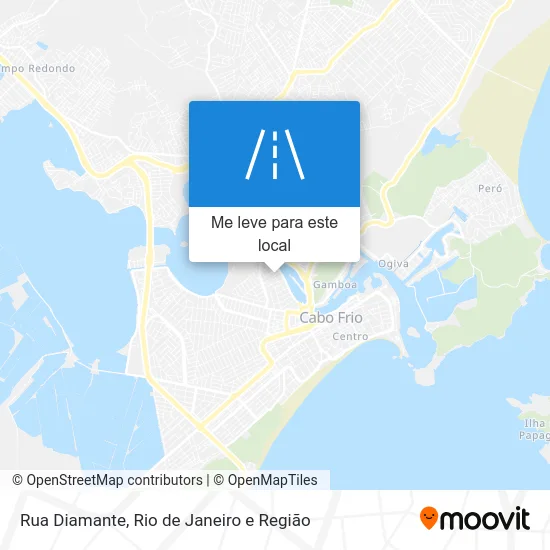 Rua Diamante mapa