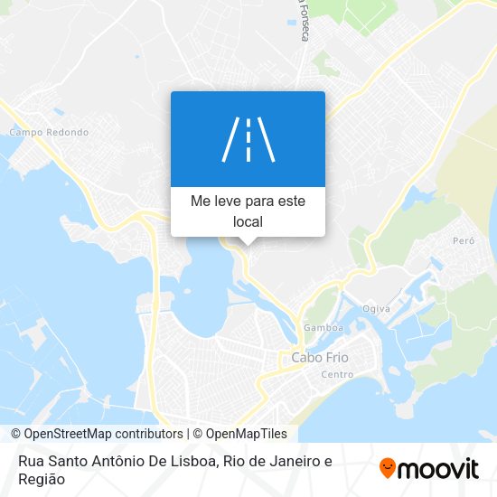 Rua Santo Antônio De Lisboa mapa