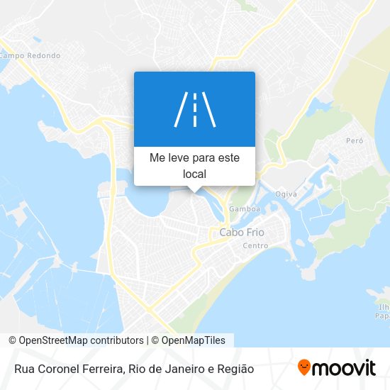 Rua Coronel Ferreira mapa