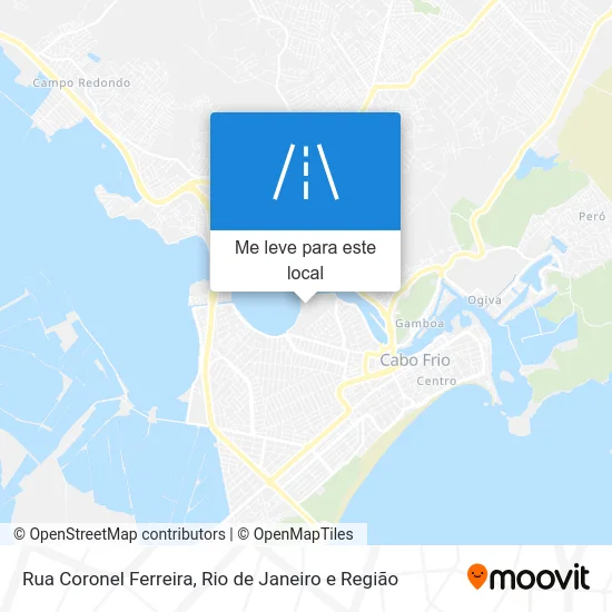 Rua Coronel Ferreira mapa