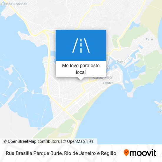 Rua Brasilia Parque Burle mapa