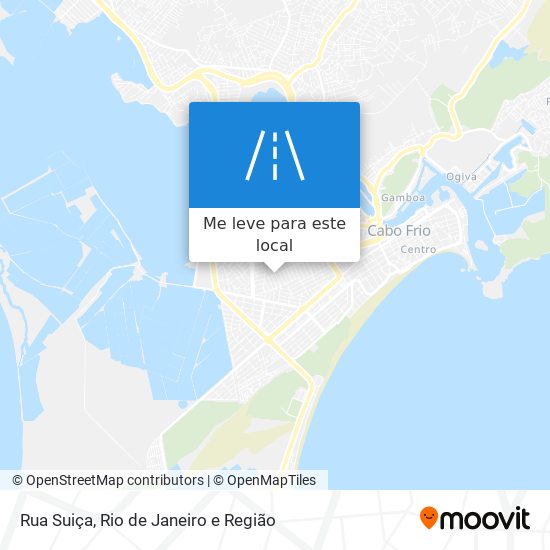 Rua Suiça mapa