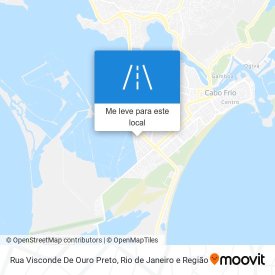 Rua Visconde De Ouro Preto mapa