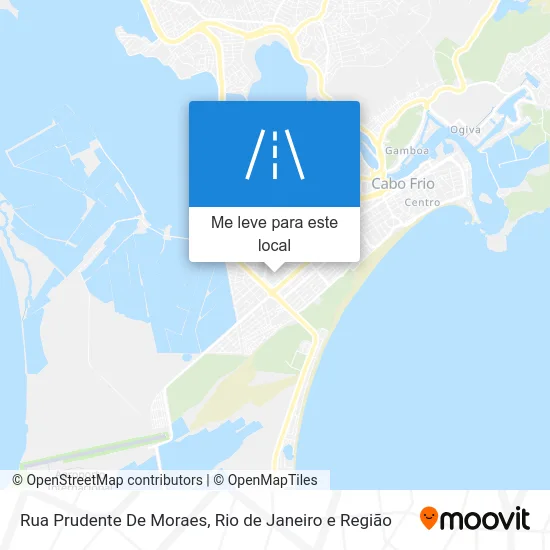 Rua Prudente De Moraes mapa