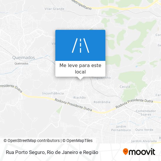 Rua Porto Seguro mapa