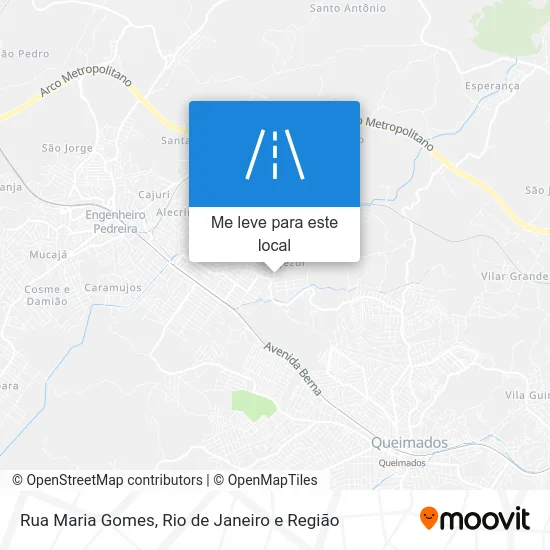 Rua Maria Gomes mapa